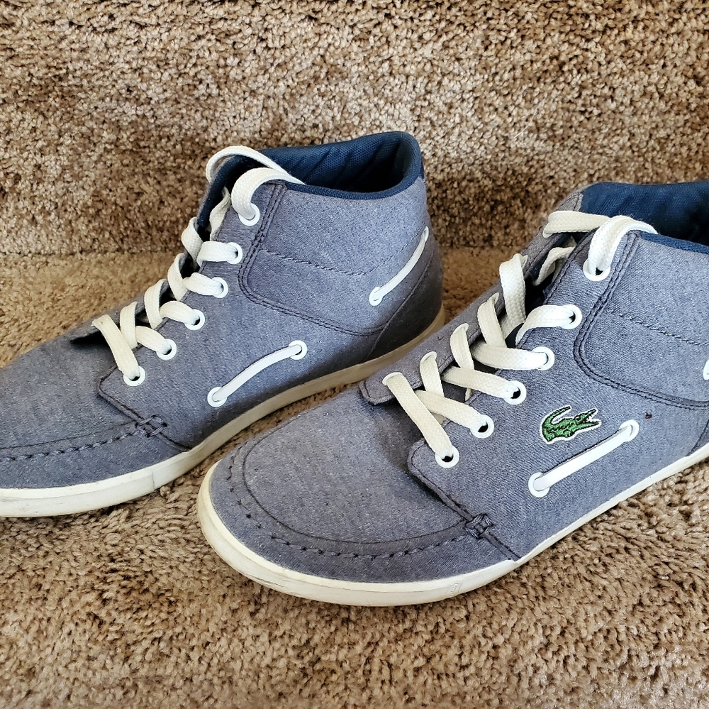 Men's Lacoste fashion sneaker high top